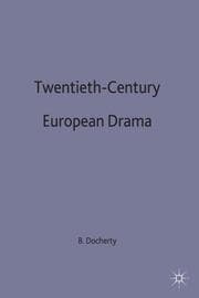 Cover von Twentieth-Century European Drama
