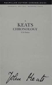 Cover von A Keats Chronology