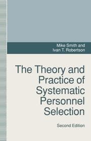Cover von The Theory and Practice of Systematic Personnel Selection