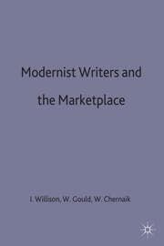 Cover von Modernist Writers and the Marketplace