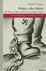 Cover von Politics after Hitler