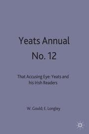 Cover von Yeats Annual No. 12
