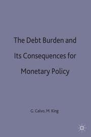 Cover von The Debt Burden and Its Consequences for Monetary Policy