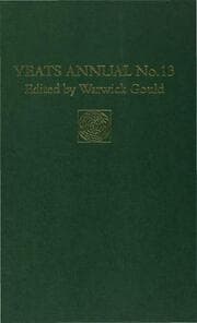 Cover von Yeats Annual No. 13