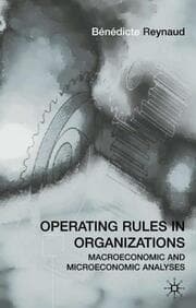 Cover von Operating Rules in Organizations