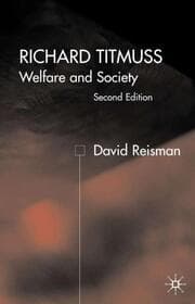 Cover von Richard Titmuss; Welfare and Society