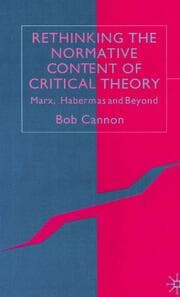 Cover von Rethinking the Normative Content of Critical Theory