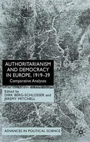 Cover von Authoritarianism and Democracy in Europe, 1919-39