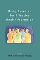 Cover von Using Research for Effective Health Promotion