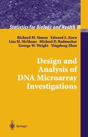 Cover von Design and Analysis of DNA Microarray Investigations