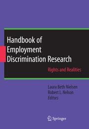 Cover von Handbook of Employment Discrimination Research