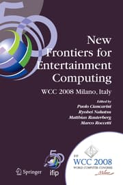 Cover von New Frontiers for Entertainment Computing