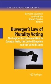 Cover von Duverger's Law of Plurality Voting