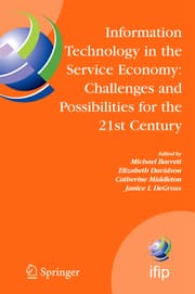 Cover von Information Technology in the Service Economy:
