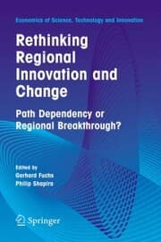 Cover von Rethinking Regional Innovation and Change: Path Dependency or Regional Breakthrough