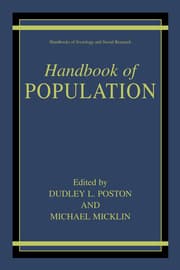 Cover von Handbook of Population