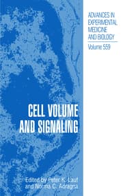Cover von Cell Volume ans Signaling
