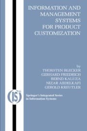 Cover von Information and Management Systems for Product Customization