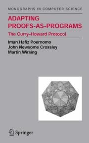 Cover von Adapting Proofs-as-Programs