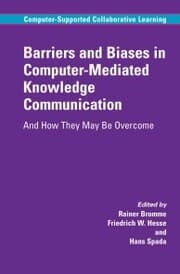 Cover von Barriers and Biases in Computer-Mediated Knowledge Communication