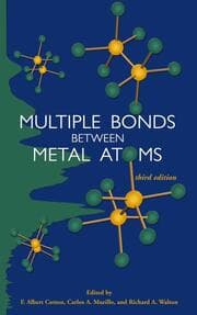 Cover von Multiple Bonds between Metal Atoms