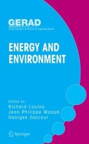 Cover von Energy and Environment