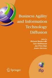 Cover von Business Agility and Information Technology Diffusion