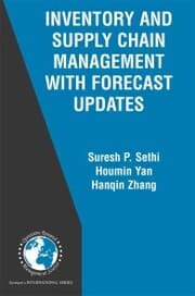 Cover von Inventory and Supply Chain Management with Forecast Updates