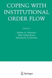 Cover von Coping With Institutional Order Flow