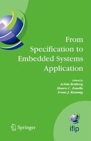 Cover von From Specification to Embedded Systems Application