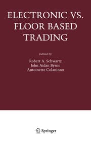 Cover von Electronic vs Floor Based Trading