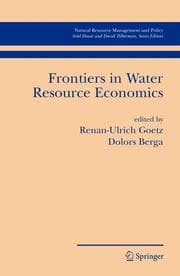 Cover von Frontiers in Water Resource Economics