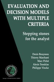 Cover von Evaluation and Decision Models with Multiple Criteria