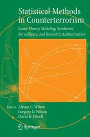 Cover von Statistical Methods in Counterterrorism