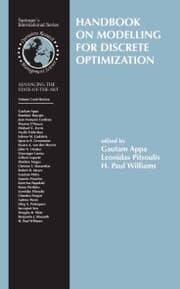 Cover von Handbook on Modelling for Discrete Optimization
