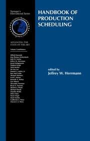 Cover von Handbook of Production Scheduling