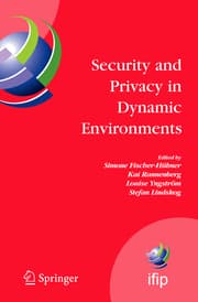 Cover von Security and Privacy in Dynamic Environments