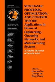 Cover von Stochastic Processes, Optimization and Control Theory