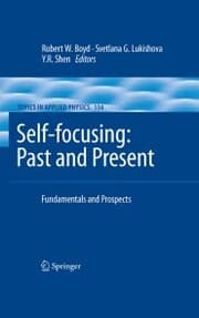 Cover von Self-focusing: Past and Present