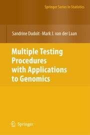 Cover von Multiple Testing Procedures and Applications to Genomics