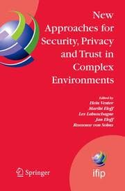 Cover von New Approaches for Security, Privacy and Trust in Complex Environments