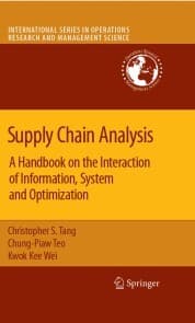 Cover von Supply Chain Analysis