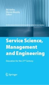 Cover von Service Science, Management and Engineering