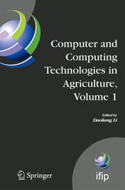 Cover von Computer and Computing Technologies in Agriculture, Volume I