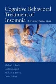 Cover von Cognitive Behavioral Treatment of Insomnia