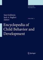 Cover von Encyclopedia of Child Behavior and Development