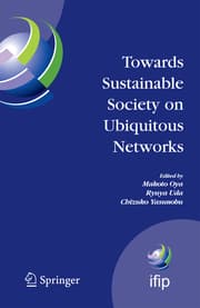 Cover von Towards Sustainable Society on Ubiquitous Networks