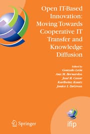 Cover von Open IT-Based Innovation: Moving Towards Cooperative IT Transfer and Knowledge Diffusion