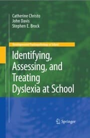 Cover von Identifying, Assessing, and Treating Dyslexia at School