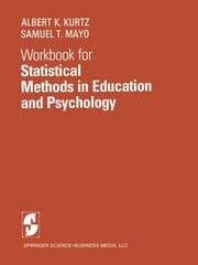 Cover von Workbook for Statistical Methods in Education and Psychology